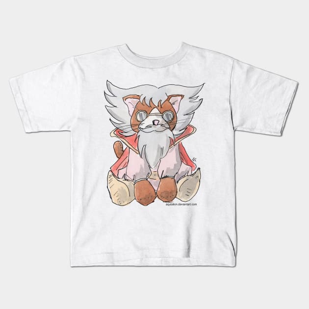 Harlock the Cat Cosplay: Tellah Kids T-Shirt by Aqutalion